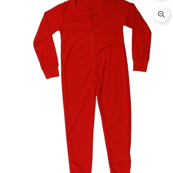Just Love Other - Just Love Vibrant Red Kids Footie Pajama